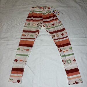 Dot Dot Smile Colorful Striped Leggings